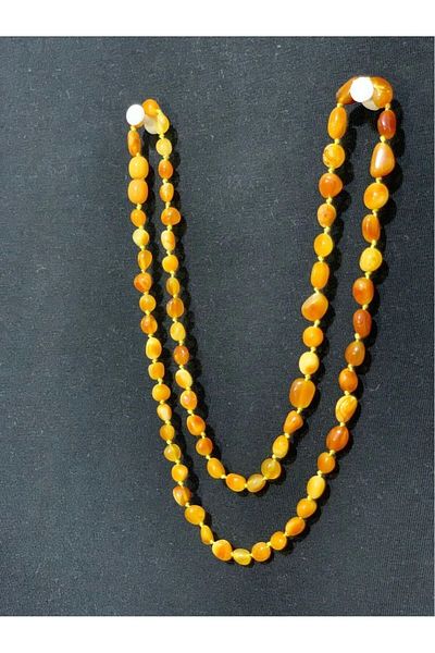 BOJI Adult Healing Supply Original Certified Drop Amber Necklace 60-65cm