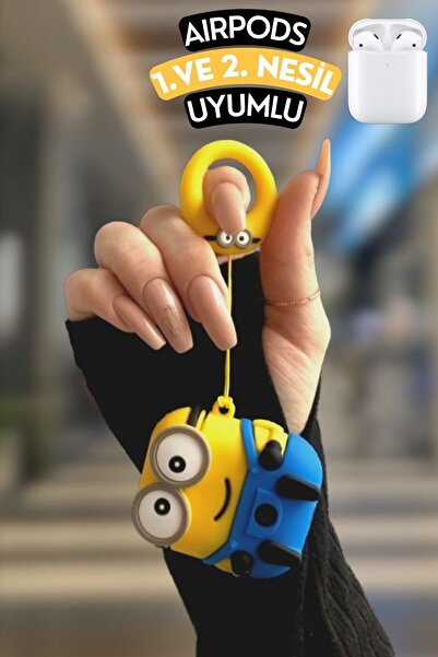 EWEC 1. And 2. Cute Protective Silicone Case with Generation Compatible Minion Figure