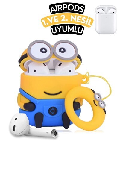 EWEC 1. And 2. Cute Protective Silicone Case with Generation Compatible Minion Figure