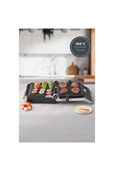 HOMEND Grilliant 1340H Inox Tost ve Izgara Makinesi
