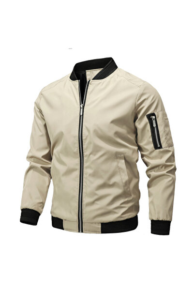 viperkombin Erkek Oversize Bomber Ceket Kolej Yaka