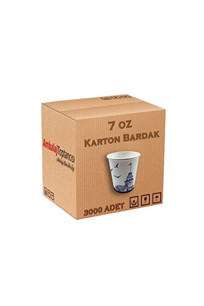 DAĞYÜCE 7 Oz Karton Bardak-3000'li