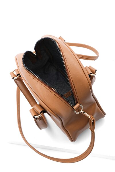 Marjin Women's Adjustable Strap Hand Shoulder Bag Sines Camel