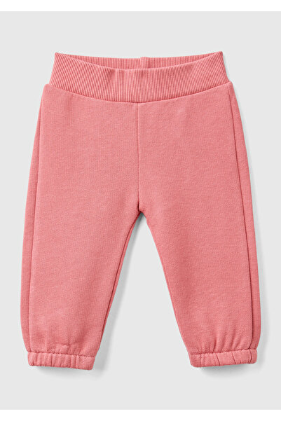 United Colors of Benetton Bebek Gül Kurusu Beli Ribanalı Lastik Paça Kulak De...