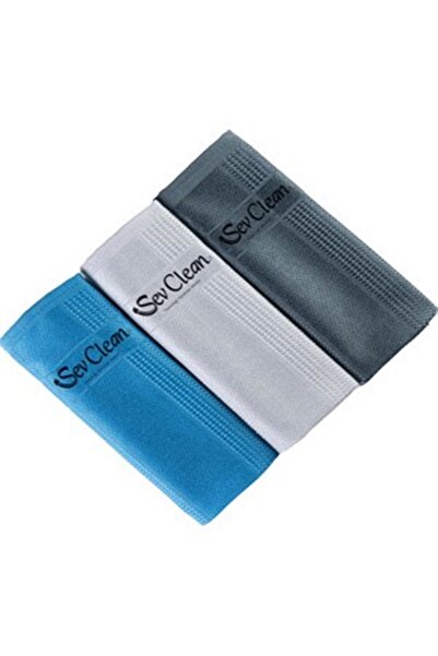 Genel Markalar Sev Clean Mikrofiber Temizlik Cam Ayna Ocak Bezi 3'lü 40 x 60 CM