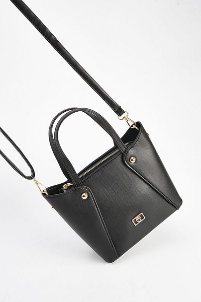 Marjin Women's Adjustable Strap Hand Shoulder Bag Rapon Black