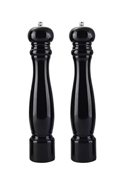 Kitchen Design Lab Mat Siyah Tuz Karabiber Değirmeni Baharat Öğütücüsü Büyük ...