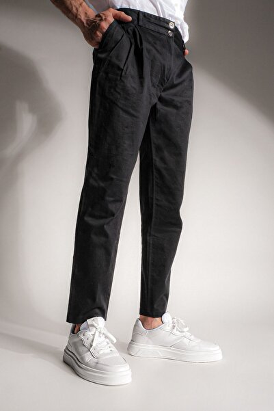 Marjin Men's Sneaker High Sole Lace-Up Sports Shoes Azka White