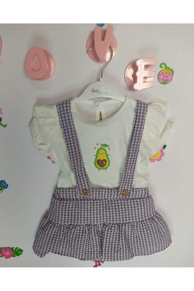 Kız Bebek Romper Takım