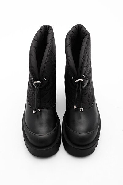 Marjin Dámské sněhule se silnou vroubkovanou podrážkou Forlen černé