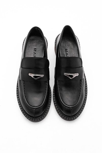 Marjin Дамски мокасини Ежедневни обувки Dunaz черни