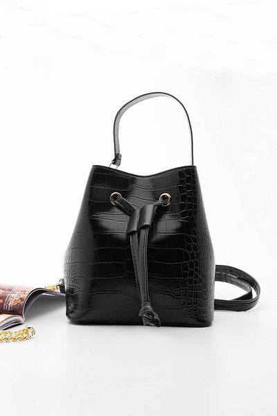 Marjin Women's Hand&Shoulder Bag Lagon Black