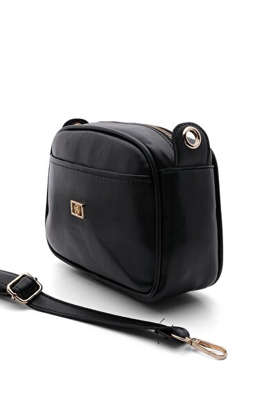 Marjin Women's Adjustable Strap Shoulder Bag Fosa Black