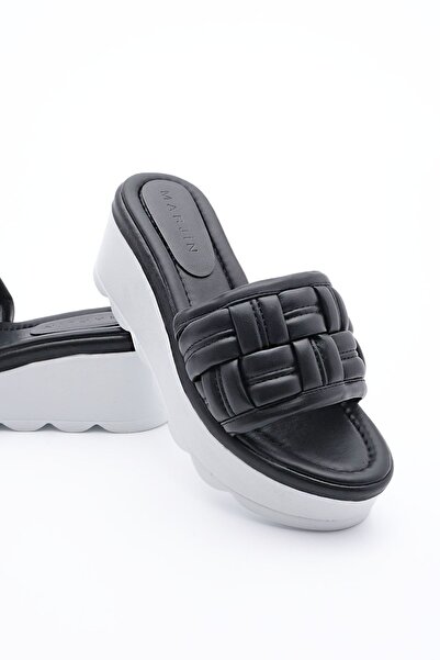 Marjin Dámske papuče na klinovom podpätku