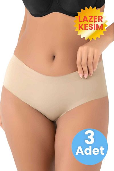 Tezzgelsin Laser Cut Women's Bato Panties Corset - Gathering and Slimming Set of 3