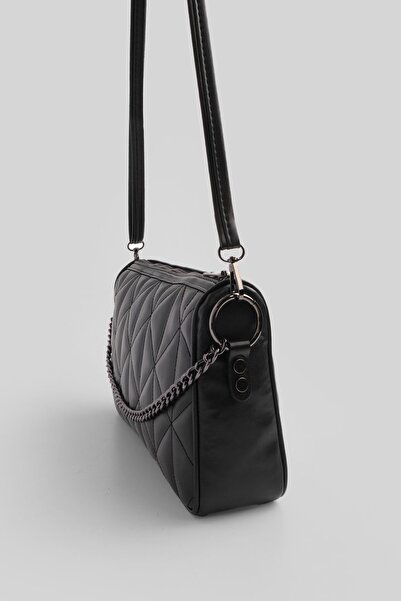 Marjin Women's Adjustable Strap Hand Shoulder Bag Onles Black