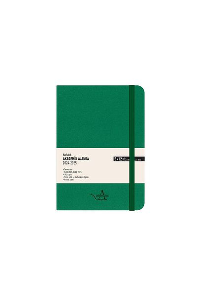 KESKİN COLOR Agenda academică Keskin Color, cu copertă rigidă din piele termică, verde A5 830234-99