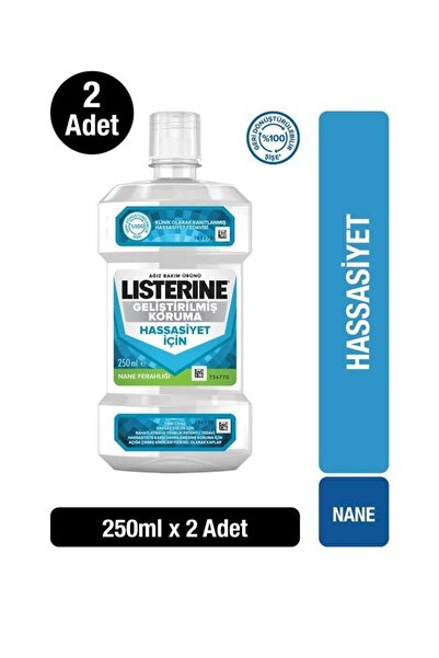 Listerine Advanced Defence Sensitive Ağız Bakım Suyu 250 ml X2