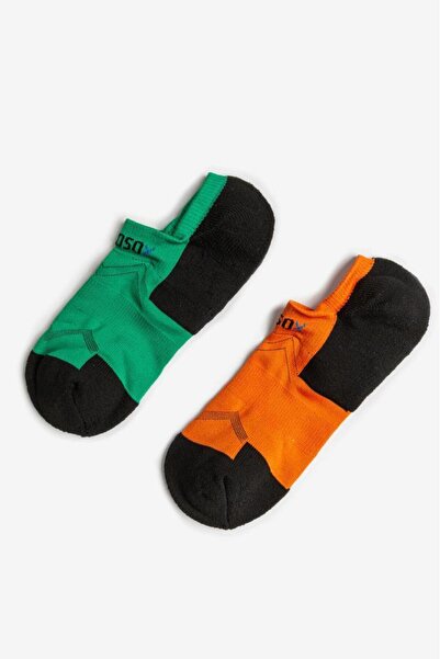 Bolero 2'li Erkek Görünmez Kısa Spor Çorap