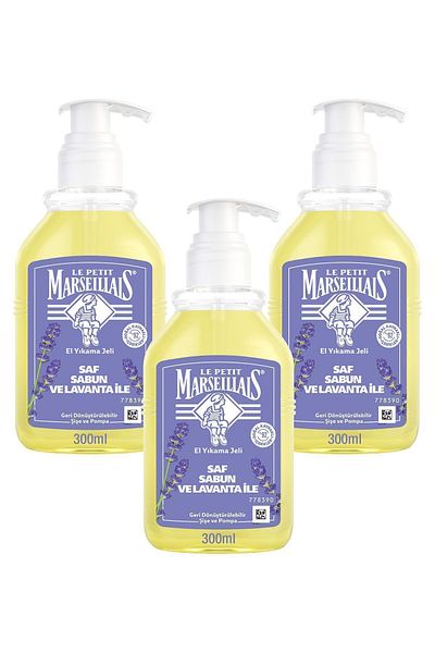 Le Petit Marseillais Liquid Soap Lavender 300 ml x3