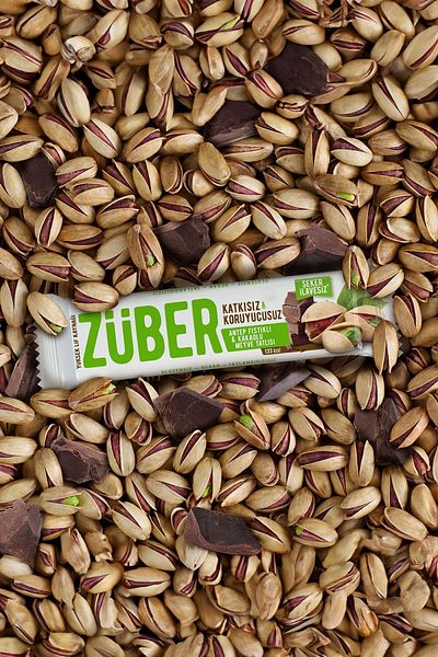 Züber Pistachio and Cocoa Fruit Bar 40Gr X 12 Pieces
