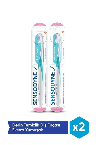 Sensodyne Extra Soft Deep Cleaning Toothbrush - X 2Pcs