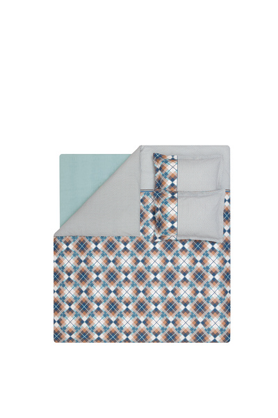 Yataş Brice Oversized Duvet Cover Set - Indigo