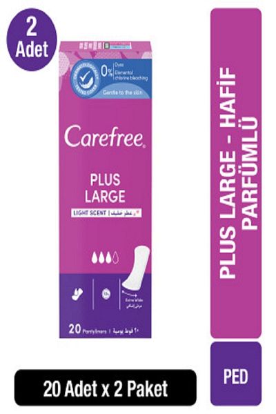 Carefree منعش ماكسي فوط يومية 20 قطعة × 2
