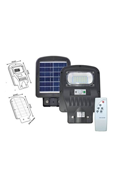 Genel Markalar 074-009-0050 Grand-50 6400k Beyaz Işık Solar Sokak Lambası Kum...