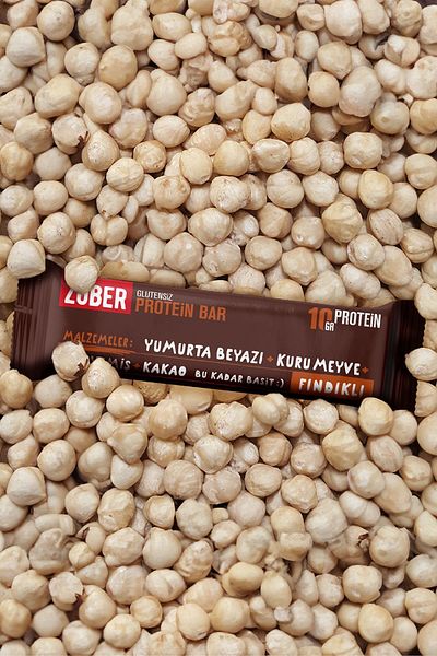 Züber 40g Protein Bar with Hazelnut - 3 Pieces