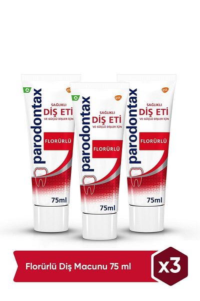 Parodontax Fluoride Toothpaste 75ml x 3 Pieces