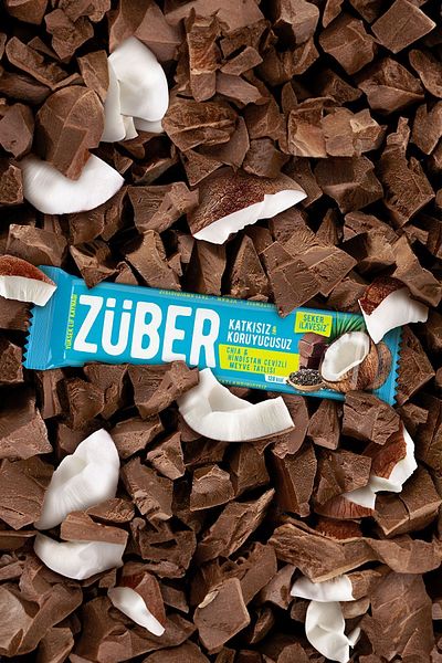 Züber Chia and Coconut Fruit Bar 40Gr X 12 Pieces
