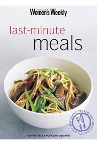 Hachette وجبات اللحظة الأخيرة المكتبة المنزلية الأسبوعية النسائية الأسترالية