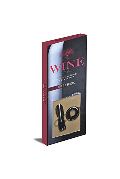 Parragon مجموعة هدايا النبيذ - كتاب وسدادة زجاجة