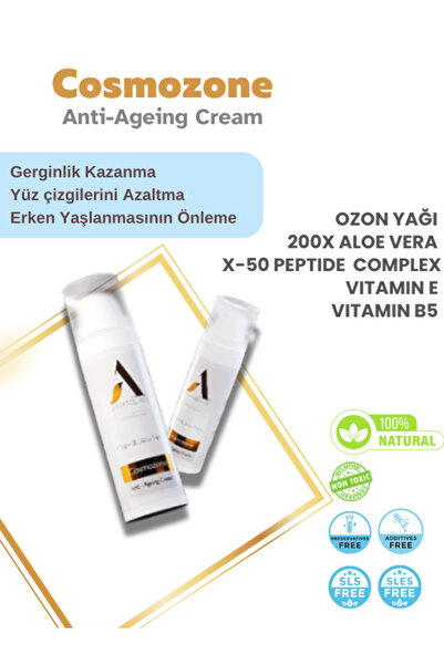 Cosmozone Anti-ageing Krem Yaşlanma Karşıtı, Leke Giderici, Onarıcı Krem, Ozo...