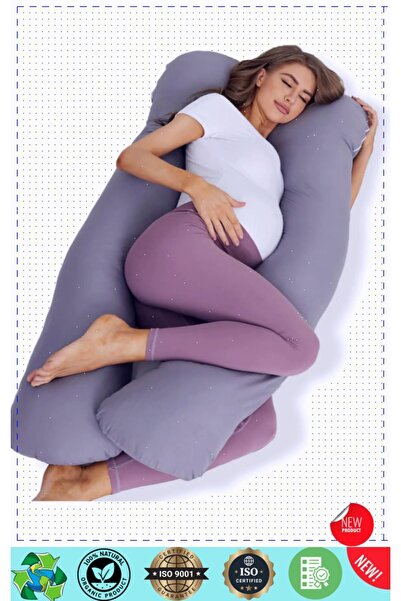 OMZ Ortopedik Hamile Destek Yastığı Hamile Uyku Yastığı