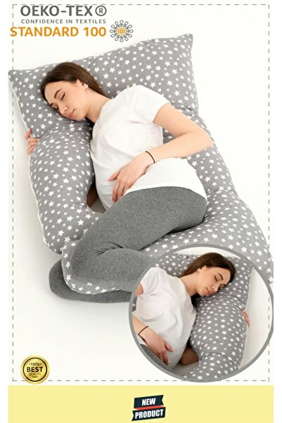 OMZ Ортопедична подушка для вагітних - підтримка між ногами, шиєю та животом