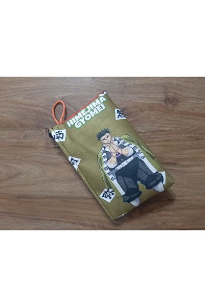 owl bag Portofel cu suport pentru stilou cu model Demon Slayer Himejima Gyomei