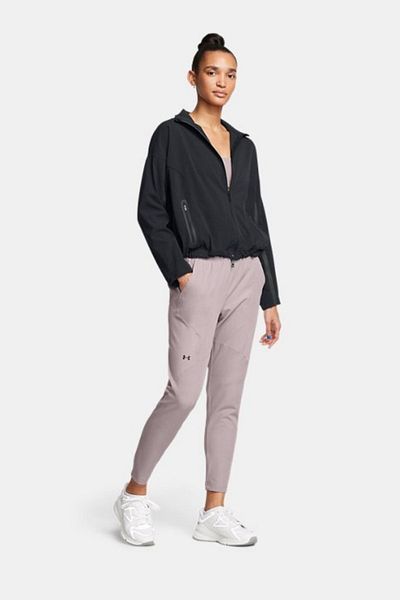 Under Armour Black Logo Embroidered Long Sleeve Women's Jacket - 1385895 -002