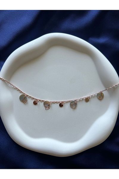 Gigi Rosegold Design Detailed Anklet