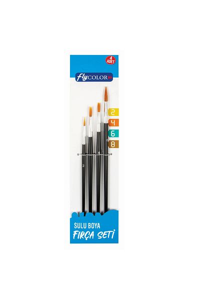 FLY COLOR Watercolor brush set of 4