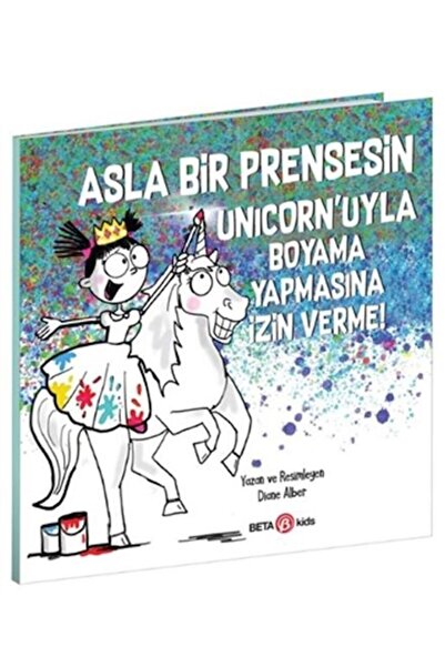 Beta Kids Asla Bir Prensesin Unicorn'uyla Boyama Yapmasına Izin Verme