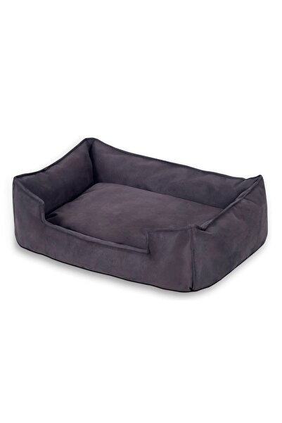 BRT Pet Kedi Yatağı, Küçük Irk Köpek Yatağı 60x45 Karışık Gri Tonlarda