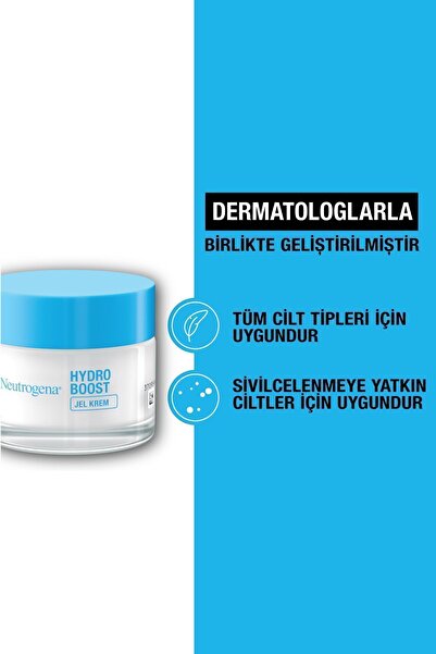 Neutrogena Hydro Boost jel Krem nemlendirici Kuru Ciltler Gel Cream 50 ml