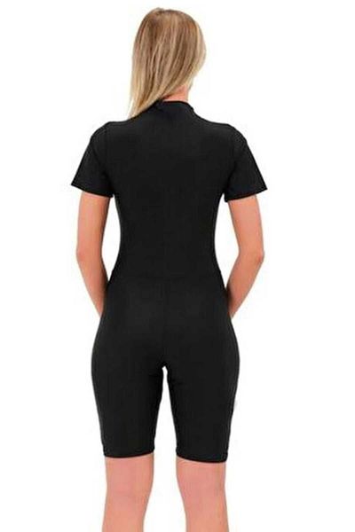 mikam SHORT SLEEVE LONG SHORTS ZIPPERED QUALITY STYLISH FLYING SWIMSUIT/MAYOQUINES