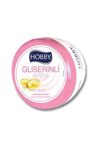 Hobby Cream Colored Hand-Face-Body Jar - 300 ml
