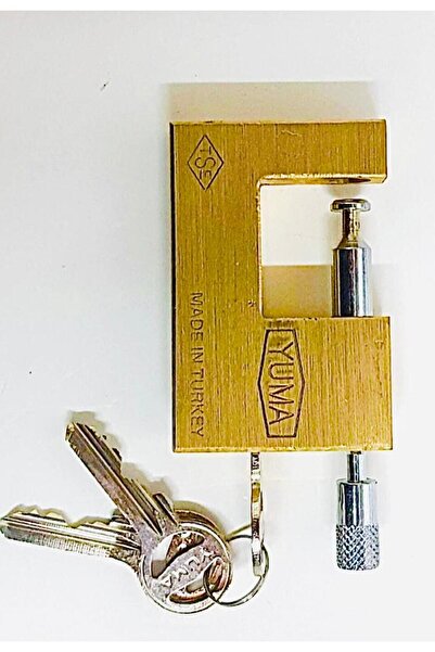 Yuma kayar Milli Asma Kilit 80 mm YM-3080R