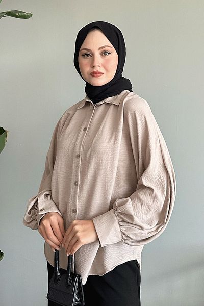 InStyle Cămașă de bază Casual Stone