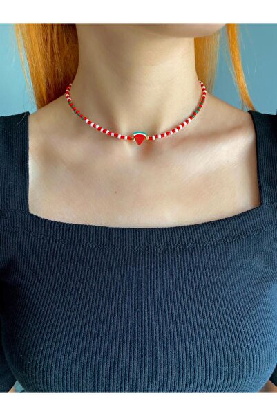 Beykan قلادة حبة تصميم البطيخ