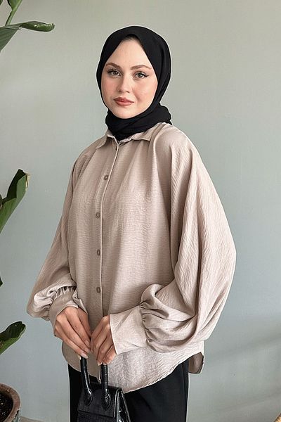 InStyle Cămașă de bază Casual Stone